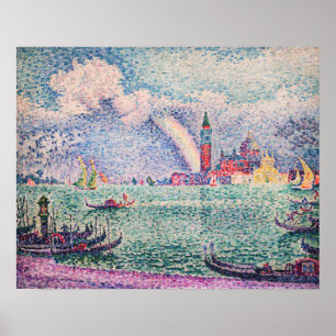 Paul Signac - Regnbåge, Venedig Poster