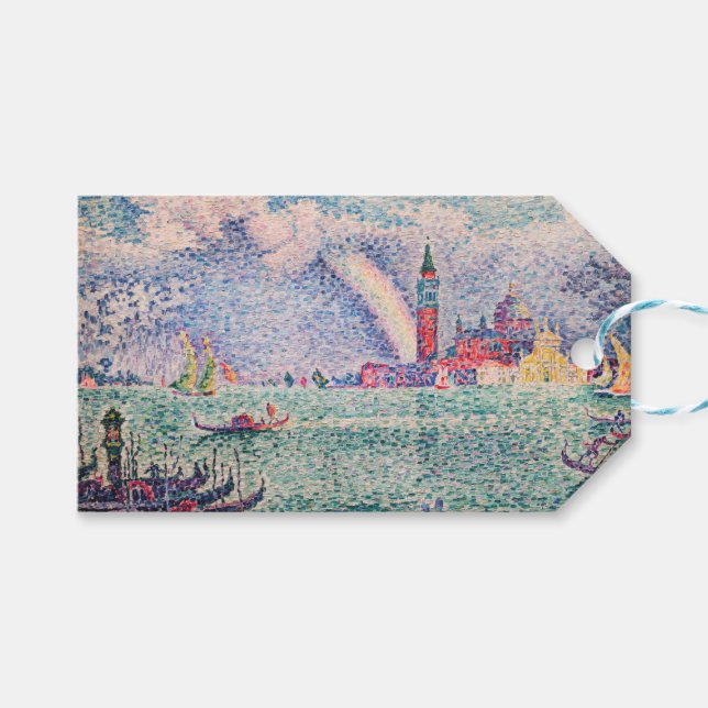 Paul Signac - Regnbåge, Venedig Presentetikett (Framsidan (Horisontell))