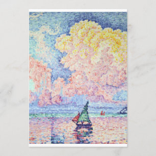 Paul Signac - Rosa Cloud, Antibes, 1916 Inbjudningar