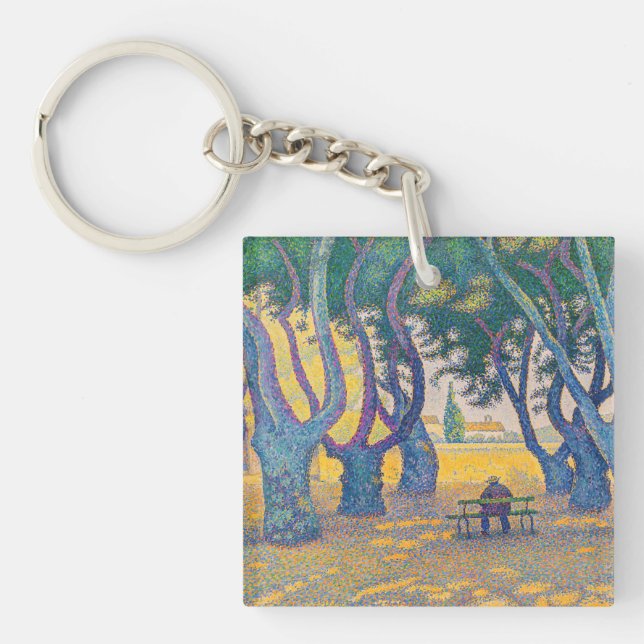 Paul Signac - Ställe des Lices, Saint-Tropez (Framsidan)