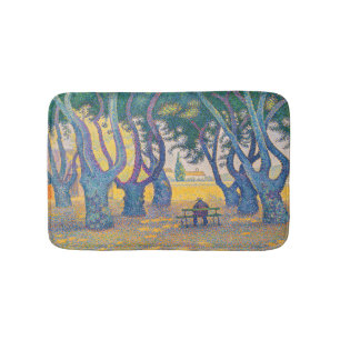 Paul Signac - Ställe des Lices, Saint-Tropez Badrumsmatta