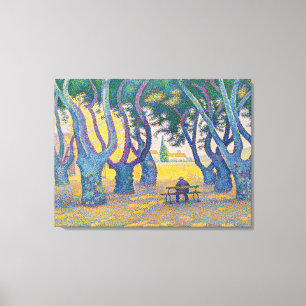 Paul Signac - Ställe des Lices, Saint-Tropez Canvastryck