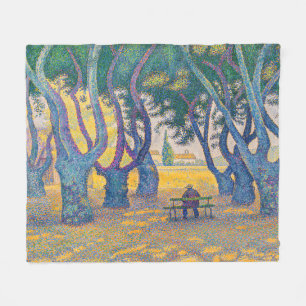Paul Signac - Ställe des Lices, Saint-Tropez Fleecefilt