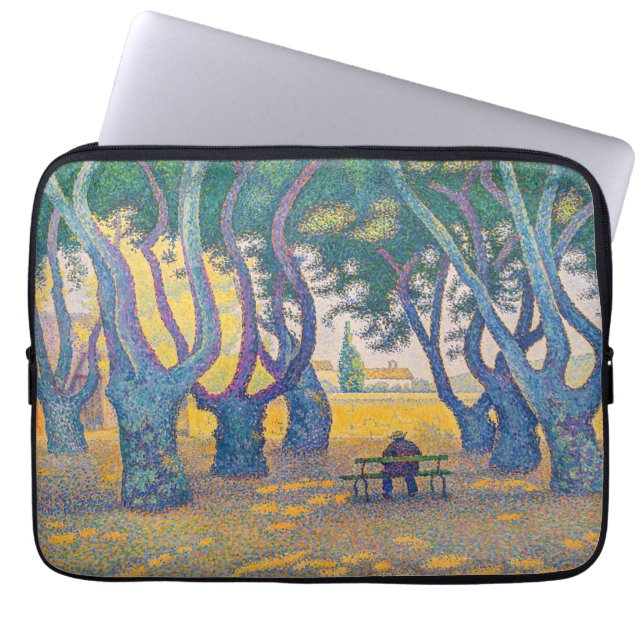 Paul Signac - Ställe des Lices, Saint-Tropez Laptop Fodral (Framsidan)