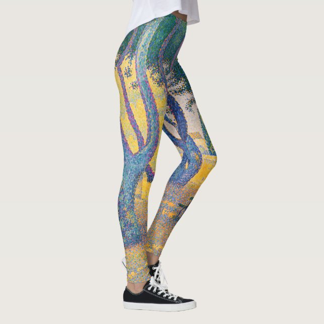 Paul Signac - Ställe des Lices, Saint-Tropez Leggings (Höger)
