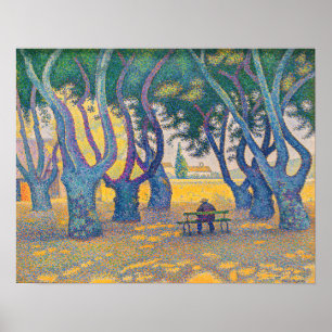 Paul Signac - Ställe des Lices, Saint-Tropez Poster
