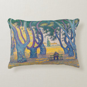 Paul Signac - Ställe des Lices, Saint-Tropez Prydnadskudde