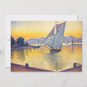Paul Signac - The Port at Sunset, Opus 236 Inbjudningar