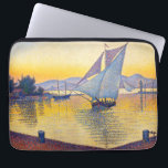 Paul Signac - The Port at Sunset, Opus 236 Laptop Fodral<br><div class="desc">Port at Sunset,  Opus 236 (Saint-Tropez) / Le Port au soleil couchant,  Opus 236 (Saint-Tropez) - Paul Signac,  Oil on Canvas,  1892</div>