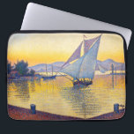 Paul Signac - The Port at Sunset, Opus 236 Laptop Fodral<br><div class="desc">Port at Sunset,  Opus 236 (Saint-Tropez) / Le Port au soleil couchant,  Opus 236 (Saint-Tropez) - Paul Signac,  Oil on Canvas,  1892</div>