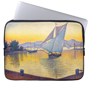 Paul Signac - The Port at Sunset, Opus 236 Laptop Fodral