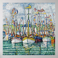 Paul Signac - välsignelse av tonfiskflottan i Groi