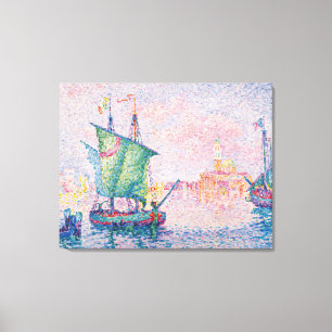 Paul Signac - Venedig, Rosa Cloud Canvastryck