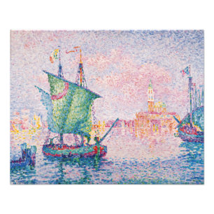 Paul Signac - Venedig, Rosa Cloud Fototryck