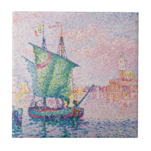 Paul Signac - Venedig, Rosa Cloud Kakelplatta