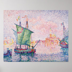 Paul Signac Venice, Rosa Cloud Poster