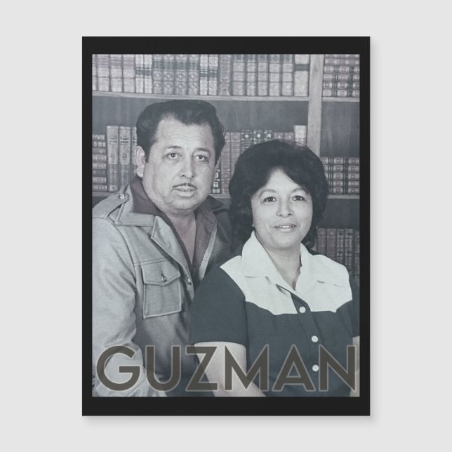 PAUL Sr. & MARGARET GUZMAN Magnet (Framsida)