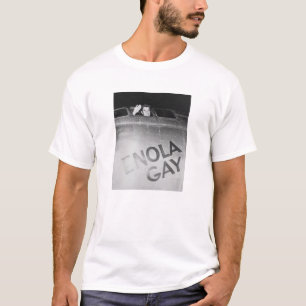 Paul Tibbets i den Enola bögbombplanen -- WW2 T-shirt