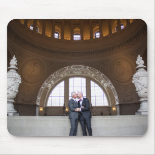 Paul + Universitetslärare bröllop Mousepad Musmatta