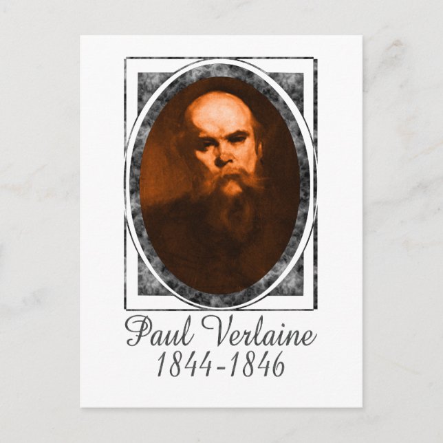 Paul Verlaine Vykort (Framsida)