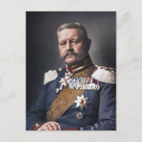 Paul von Hindenburg 1914 färglagd