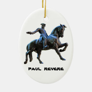 Paul vördar (Massachusetts) Julgransprydnad Keramik