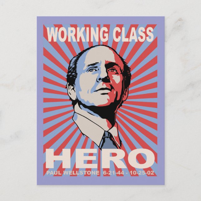 Paul Wellstone Vykort (Framsida)
