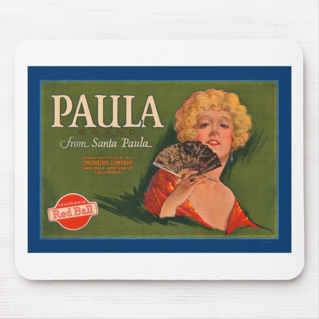 Paula Brand från Santa Paula Musmatta (Framsidan)