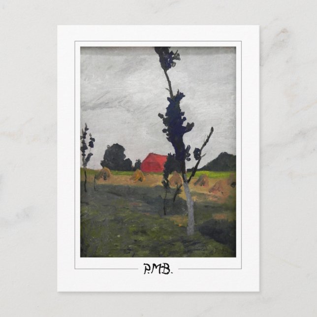 Paula Modersohn-Becker #104 - Fin konst Vykort (Framsida)
