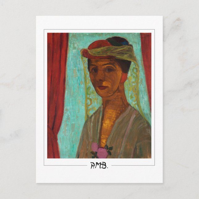 Paula Modersohn-Becker #10 - Finkonst Vykort (Framsida)