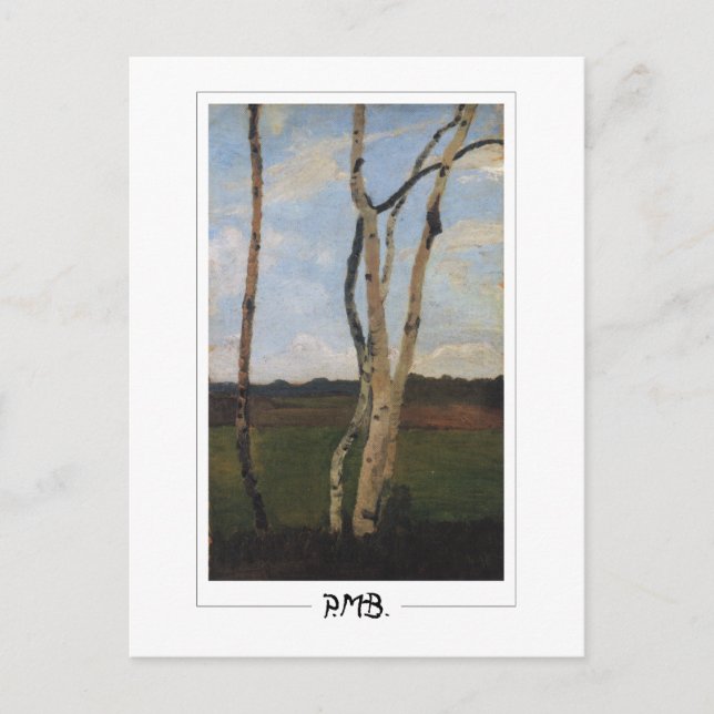 Paula Modersohn-Becker #113 - Finkonst Vykort (Framsida)
