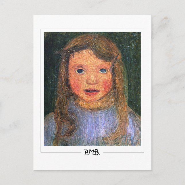 Paula Modersohn-Becker #128 - Finkonst Vykort (Framsida)