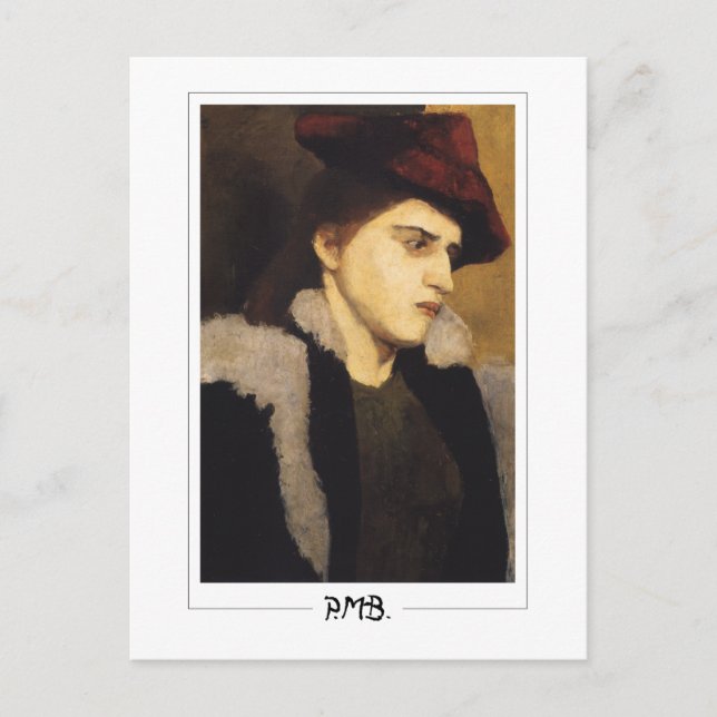 Paula Modersohn-Becker #144 - Finkonst Vykort (Framsida)
