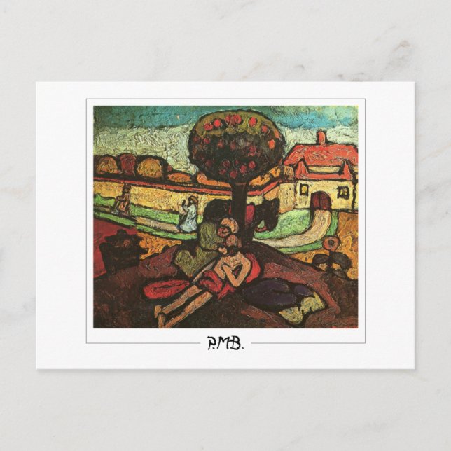 Paula Modersohn-Becker #166 - Fin konst Vykort (Framsida)