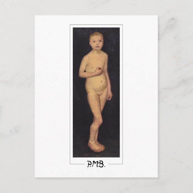 Paula Modersohn-Becker #171 - Finkonst Vykort (Framsida)