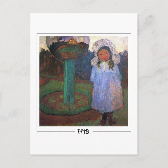 Paula Modersohn-Becker #179 - Finkonst Vykort (Framsida)