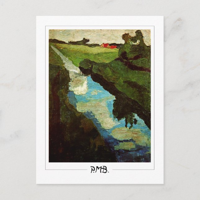 Paula Modersohn-Becker #180 - Finkonst Vykort (Framsida)