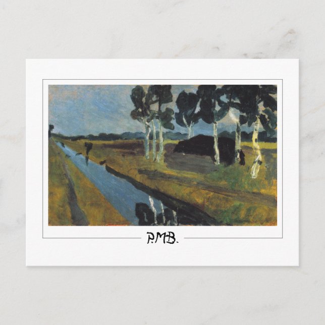 Paula Modersohn-Becker #184 - Finkonst Vykort (Framsida)