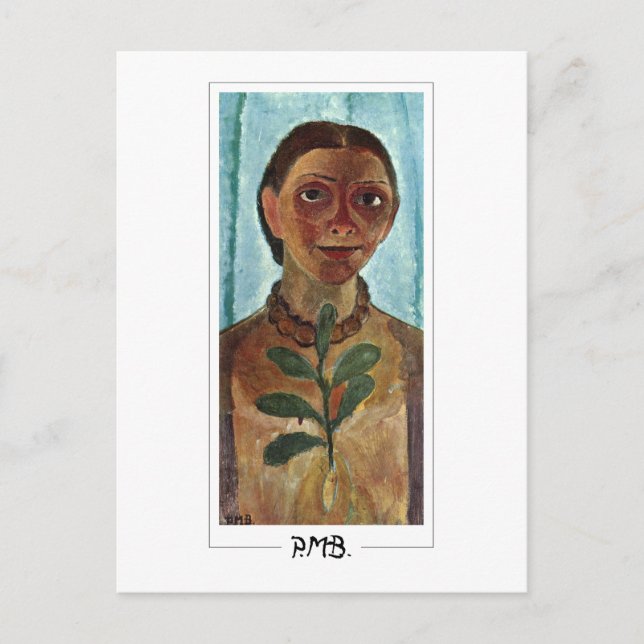 Paula Modersohn-Becker #192 - Finkonst Vykort (Framsida)