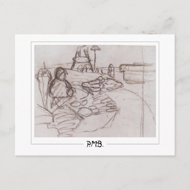 Paula Modersohn-Becker #40 - Konst Vykort (Framsida)