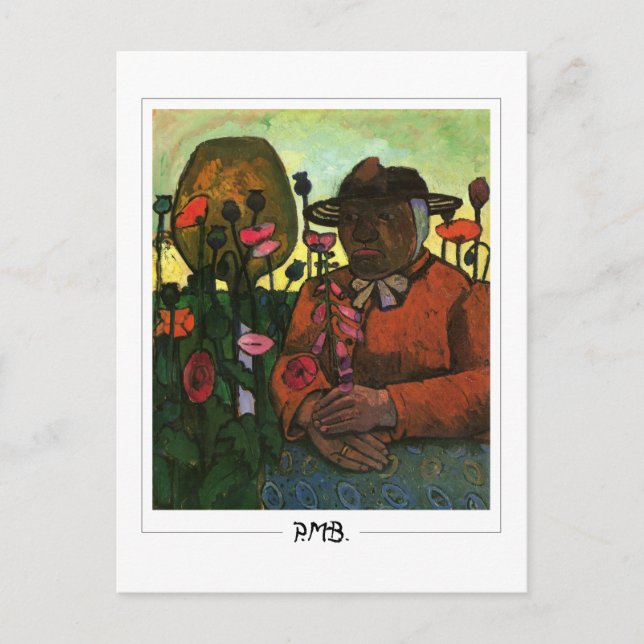 Paula Modersohn-Becker #44 - Konst Vykort (Framsida)