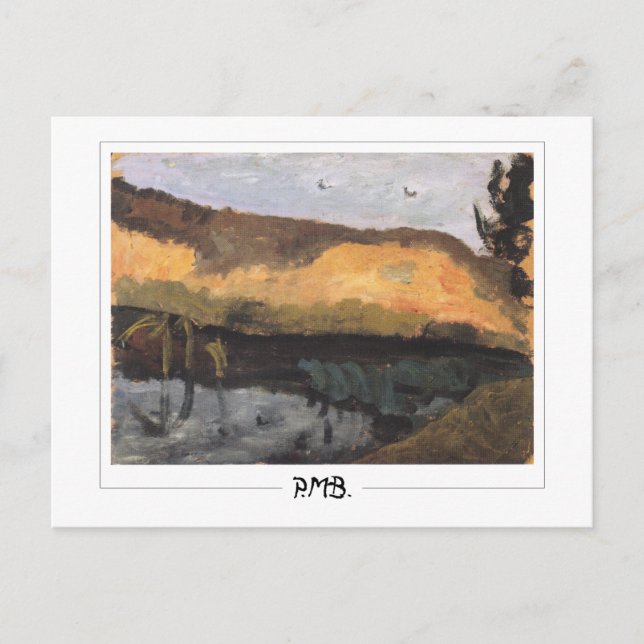 Paula Modersohn-Becker #53 - Finkonst Vykort (Framsida)