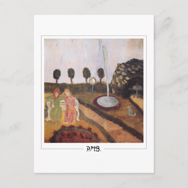 Paula Modersohn-Becker #68 - Finkonst Vykort (Framsida)