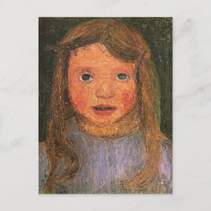 Paula Modersohn-Becker- Chef för en liten flicka Vykort