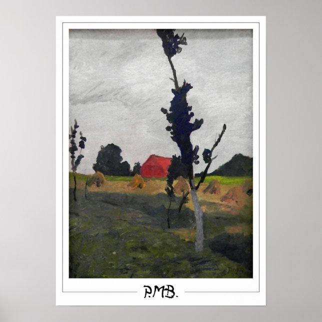 Paula Modersohn-Becker Zedign Art Poster #104 (Framsidan)