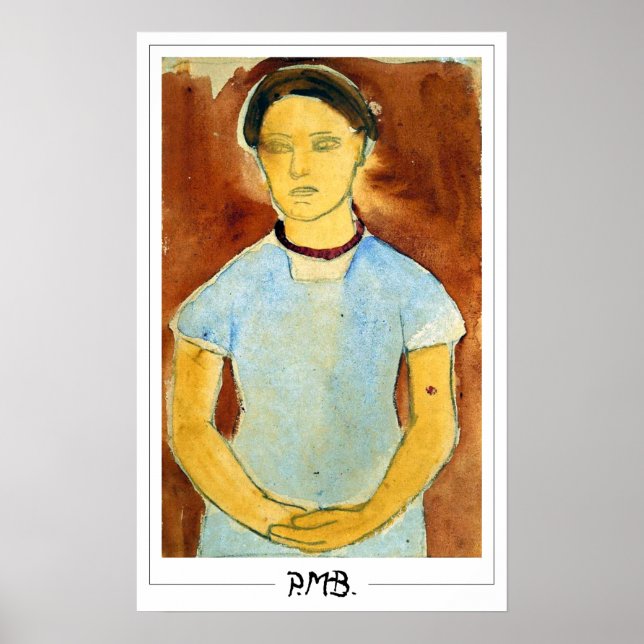 Paula Modersohn-Becker Zedign Art Poster #108 (Framsidan)