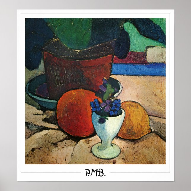 Paula Modersohn-Becker Zedign Art Poster #124 (Framsidan)