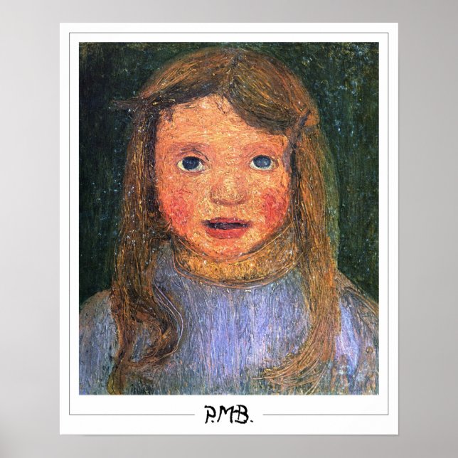 Paula Modersohn-Becker Zedign Art Poster #128 (Framsidan)