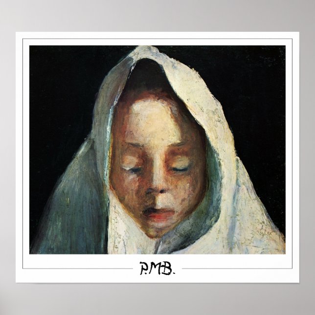 Paula Modersohn-Becker Zedign Art Poster #132 (Framsidan)