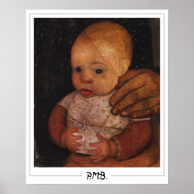 Paula Modersohn-Becker Zedign Art Poster #139 (Framsidan)